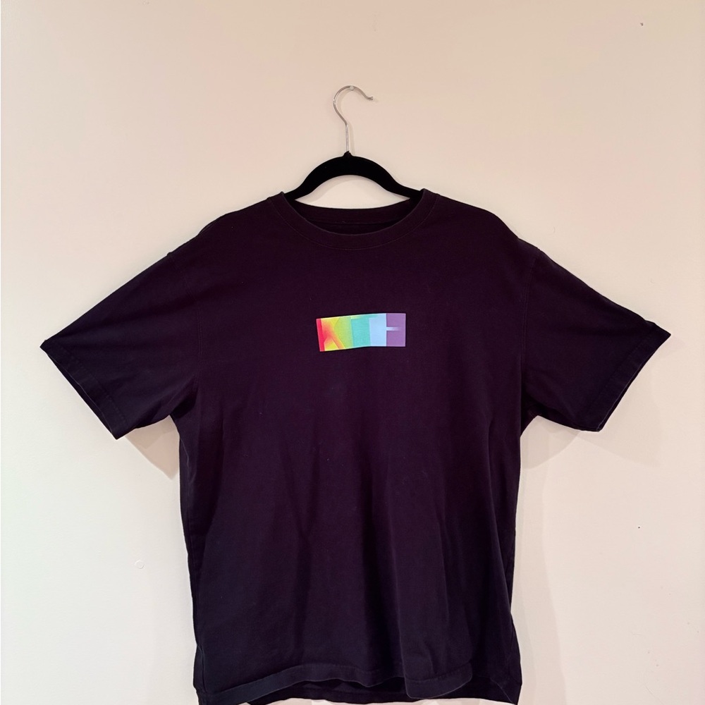 Kith Black Short Sleeve Tee Pride Black Size Medium Rare